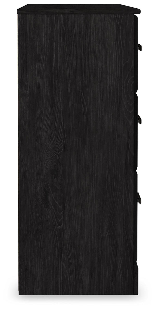 Belachime Full Panel Bed, Dresser, Chest & 2 Nightstands