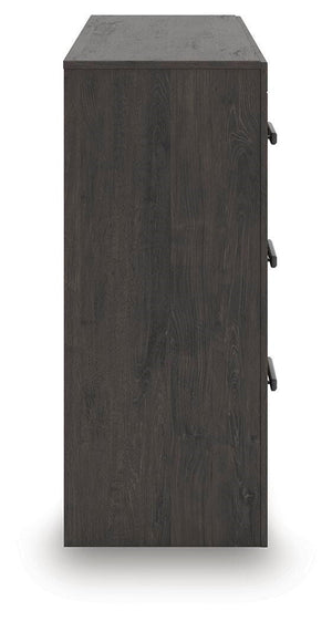 Prendonea King Panel Bed, Dresser & 2 Nightstands