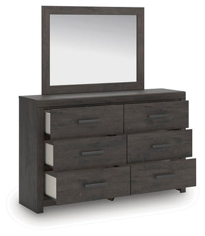 Prendonea Queen Panel Bed, Dresser & Mirror