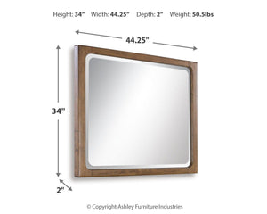 Cabalynn Bedroom Mirror Light Brown