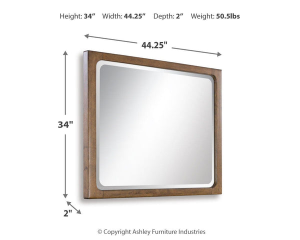 Cabalynn Bedroom Mirror Light Brown
