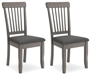 Shullden Dining Table & 2 Chairs Gray