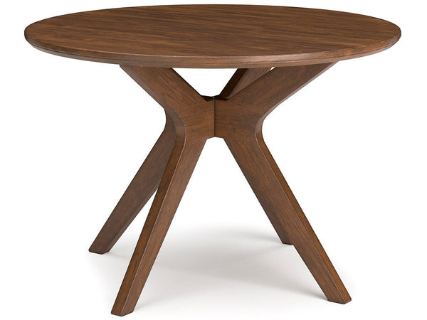 Lyncott Dining Table & 2 Chairs Brown