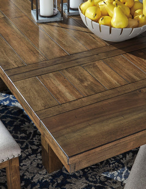 Moriville Dining Table & 4 Chairs Beige