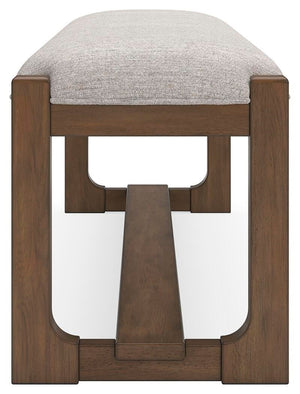 Cabalynn Dining Table, 4 Chairs & Bench Light Brown
