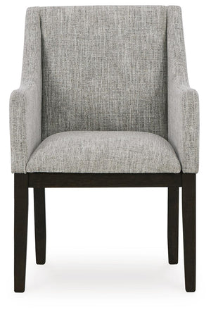 Burkhaus Dining Arm Chair Dark Brown