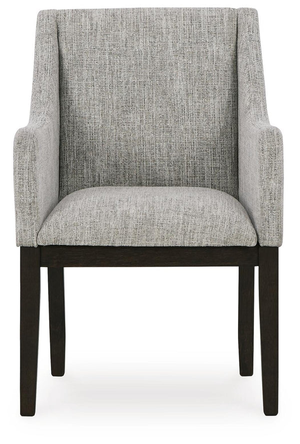 Burkhaus Dining Arm Chair Dark Brown