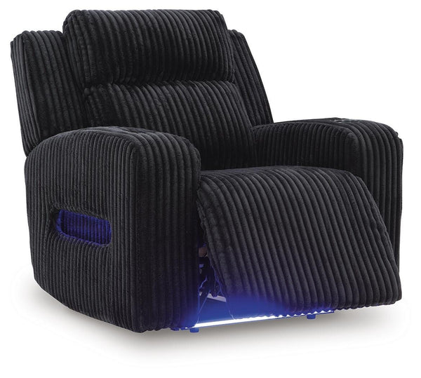 Forest Lake P2 Power Reclining Zero Gravity Sofa & Power Recliner Black