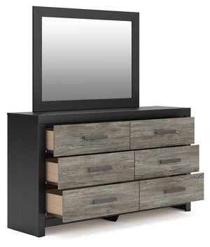 Broachmyn Queen Panel Bed, Dresser & Mirror