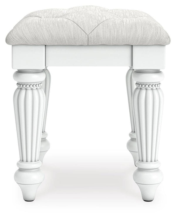 Kozlani Vanity, Mirror & Stool