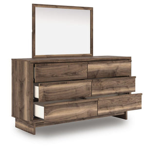 Chirason Queen Panel Bed, Dresser & Mirror