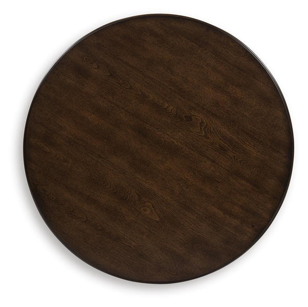 Frallyn Coffee Table & 2 Ends Warm Brown