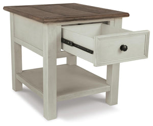 Bolanburg Coffee Table with End Table & Chairside End Table Two-tone