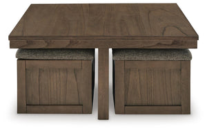 Boardernest Coffee Table & 2 End Tables Brown