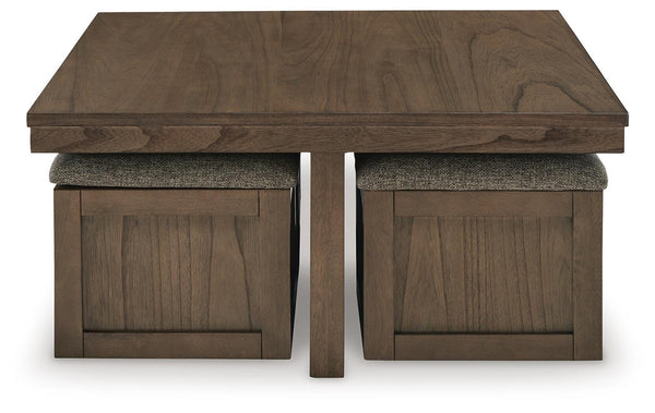 Boardernest Coffee Table & 2 End Tables Brown