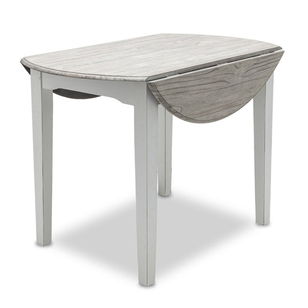 Seawinds Islamorada Drop Leaf Dining Table Dapple Grey Finish