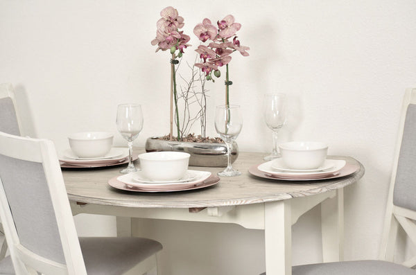 Seawinds Islamorada Drop Leaf Dining Table Dapple Grey Finish
