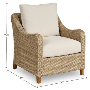 John Thomas Parks Outdoor Living Biscayne Side Chair