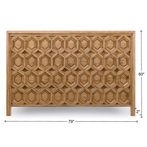 American Drew Summit Canyon Basalt King Panel Headboard