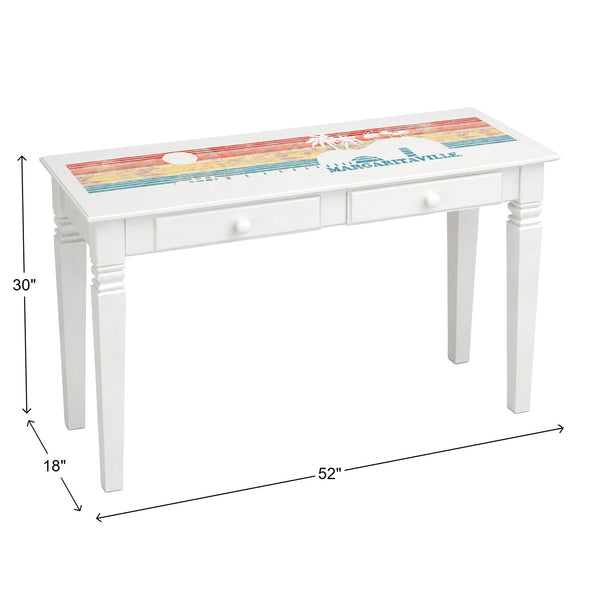 John Thomas Margaritaville Java Sofa Table With 2 Drawers