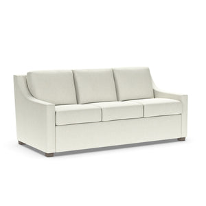 American Leather Perry Comfort Sleeper Queen Plus Size 3-Seat Sofa in Handwoven Beige