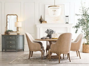 American Drew Chastain Caramel Medford Host Dining Armchair