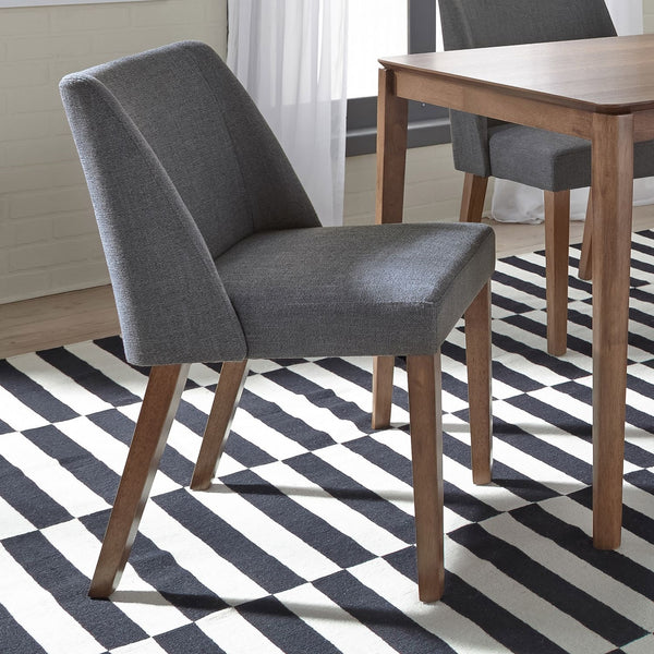 Liberty Furniture Space Savers Satin Walnut Nido Fully Upholstered Chair