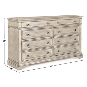 Steve Silver Hyland Park Complete King Bedroom Set In Cathedral White