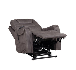 Steve Silver Brisbane Fabric Power Lift Chair With 3-Zone Heat In Neutral Stone