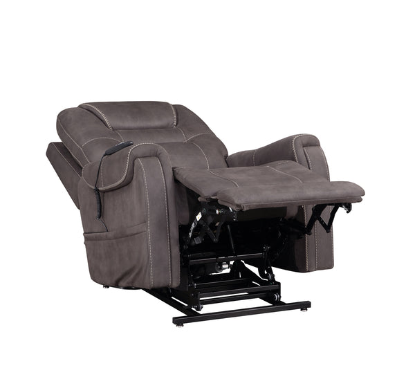 Steve Silver Brisbane Fabric Power Lift Chair With 3-Zone Heat In Neutral Stone