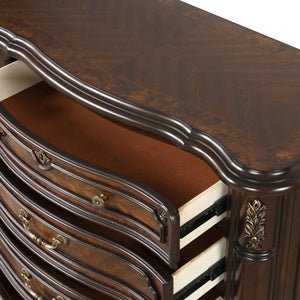 New Classic Bella Notte Chest in Mahogany Brown