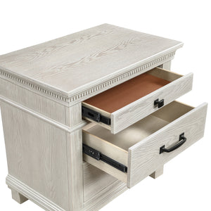 New Classic Silver Sands Nightstand in Gray
