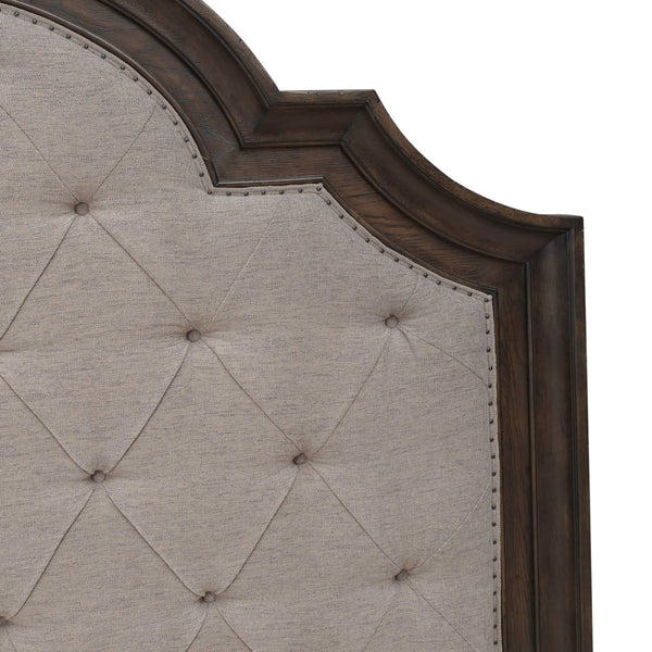 Liberty Furniture Paradise Valley Saddle Brown California King Upholstered Bed