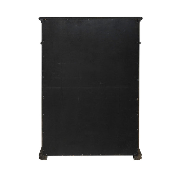 Liberty Furniture Provence Park Chateau Brown 6-Drawer Chest with Square Turned Pilasters