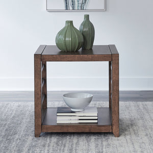 Liberty Furniture Shaker Lakes Harvest Brown 3-Piece Cocktail Table & 2 End Tables Set