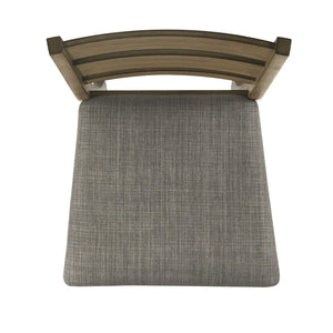 Liberty Furniture Brook Bay Sandstone Slat Back Upholstered Counter Chair