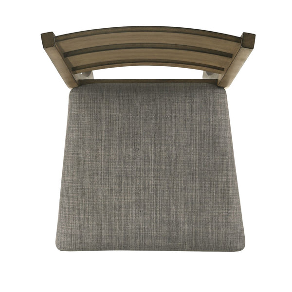 Liberty Furniture Brook Bay Sandstone Slat Back Upholstered Counter Chair