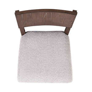 Liberty Furniture Cascade Falls Satin Espresso Panel Back Upholstered Side Chair