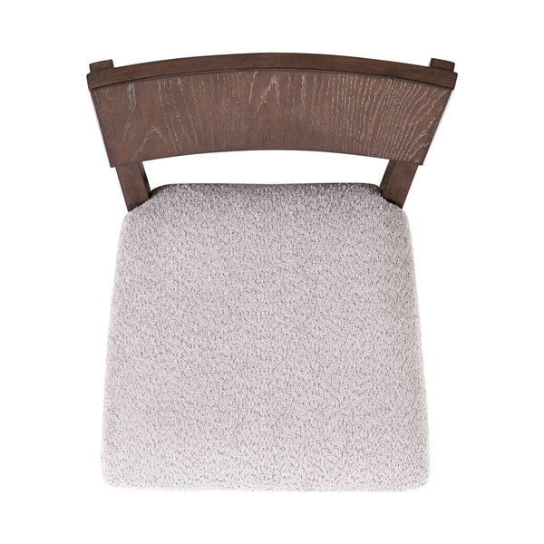 Liberty Furniture Cascade Falls Satin Espresso Panel Back Upholstered Side Chair