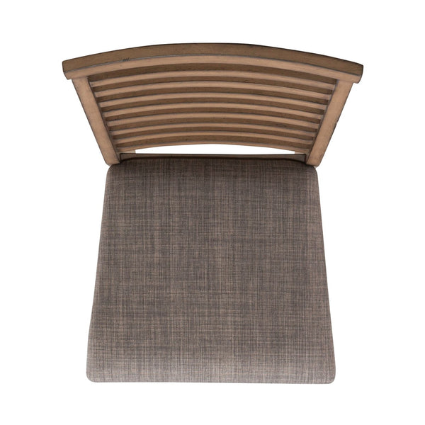 Liberty Furniture Brook Bay Sandstone Upholstered Ladderback Side Chair