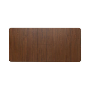 Liberty Furniture Space Savers Satin Walnut 7-Piece Casual Dining Leg Table & 4 Upholstered Side Chairs Set