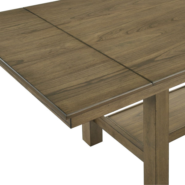Liberty Furniture Brook Bay Sandstone 5-Piece Casual Dining Trestle Table Set with Upholstered Chairs