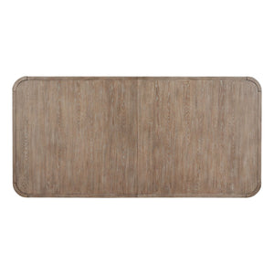 Liberty Furniture South Bend Burnished Clay Rectangular Leg Dining Table with 24-Inch Leaf