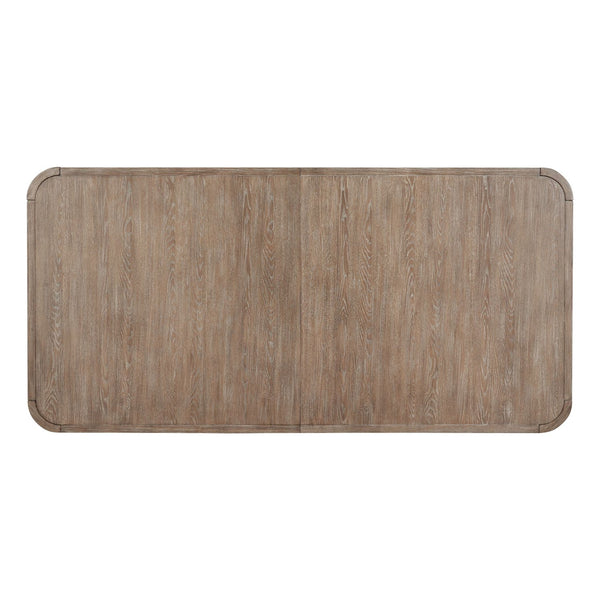 Liberty Furniture South Bend Burnished Clay Rectangular Leg Dining Table with 24-Inch Leaf