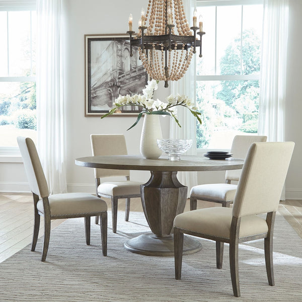 Liberty Furniture Westfield Havana Brown Casual Dining Pedestal Table