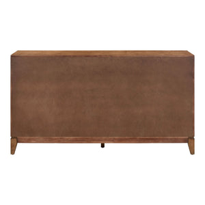 Liberty Furniture Shaker Lakes Harvest Brown 6-Drawer Dresser with Dark Bronze Shaped Bar Pulls