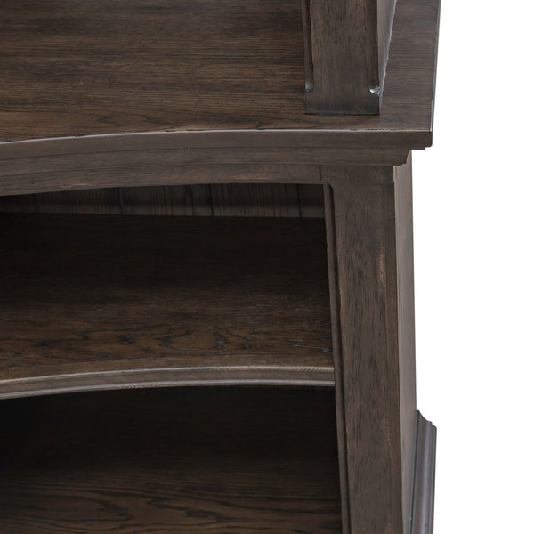 Liberty Furniture Paradise Valley Saddle Brown Entertainment Center with Piers & LED Lighting