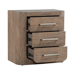 Liberty Furniture South Bend Burnished Clay Nightstand With Charging Station