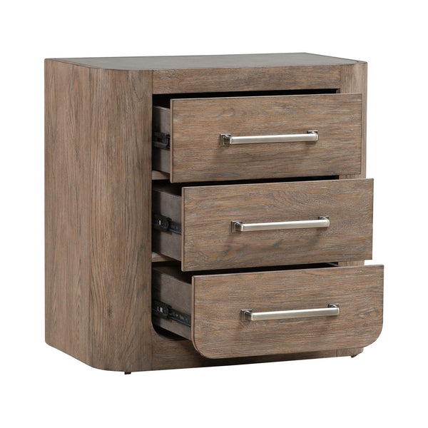 Liberty Furniture South Bend Burnished Clay Nightstand With Charging Station