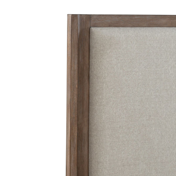 Liberty Furniture South Bend Burnished Clay Queen Shelter Bed with Textured Gravel Upholstery